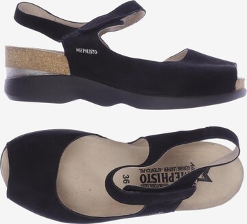 MEPHISTO Sandals & High-Heeled Sandals in 36 in Black: front
