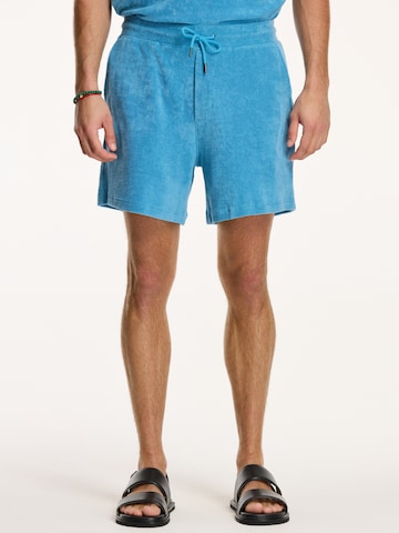 Shiwi Regular Trousers 'Evan' in Blue: front