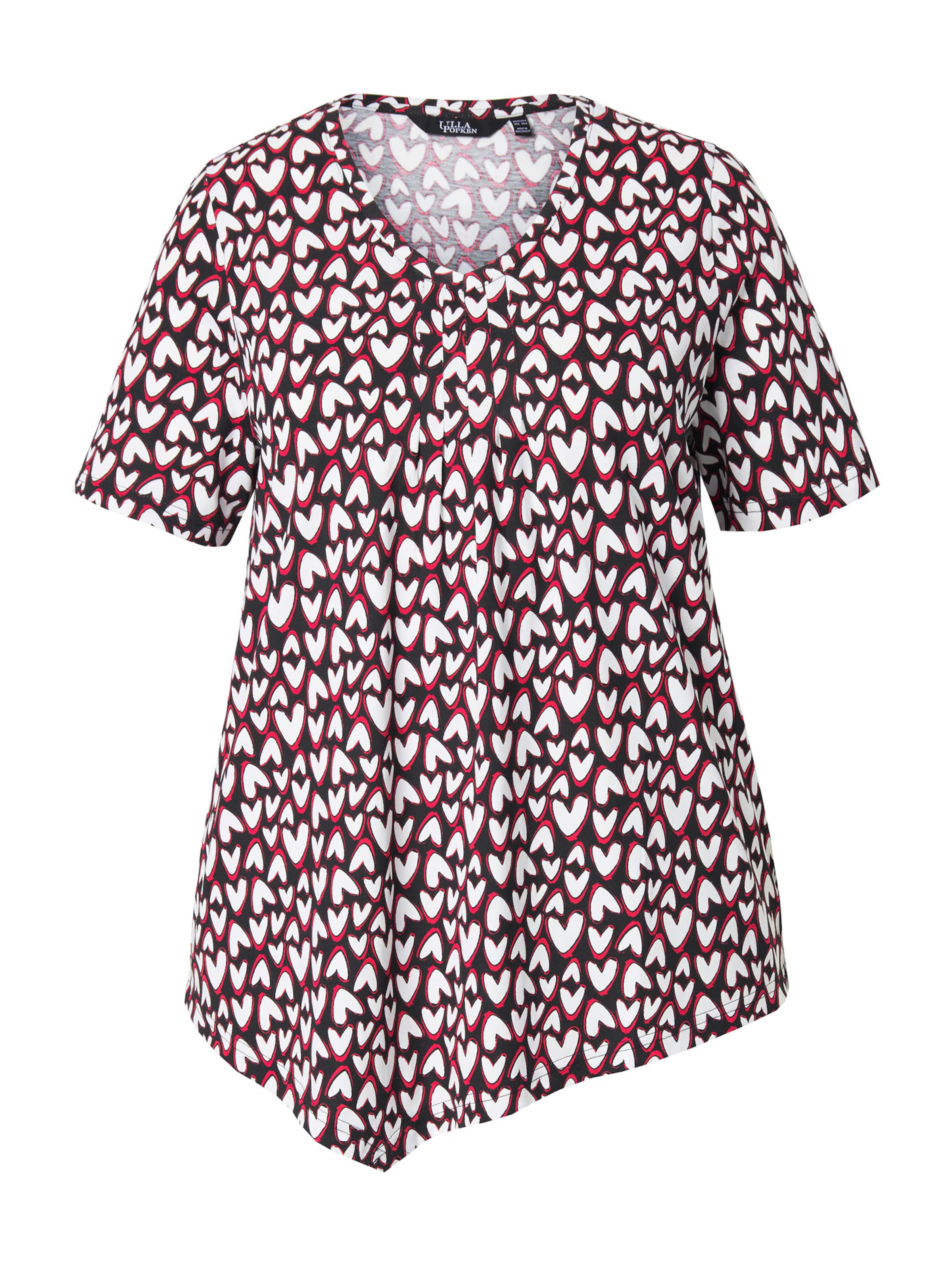 Ulla Popken T-Shirt in Schwarz: Vorderseite