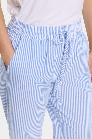 SAINT TROPEZ Loosefit Broek 'Miko' in Blauw