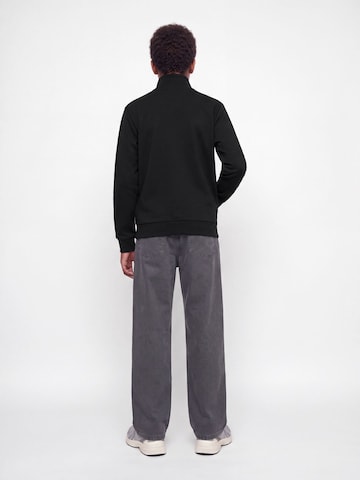 Jack & Jones Junior - Sudadera con cremallera en negro