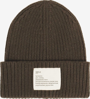 SAMAYA Beanie 'Smyle' in Grün: Vorderseite