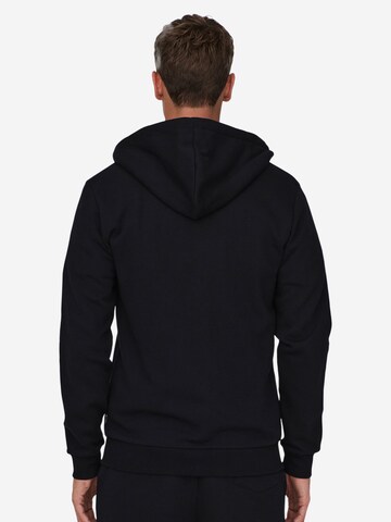 Only & Sons - Regular Fit Casaco em moletão 'Ceres' em preto