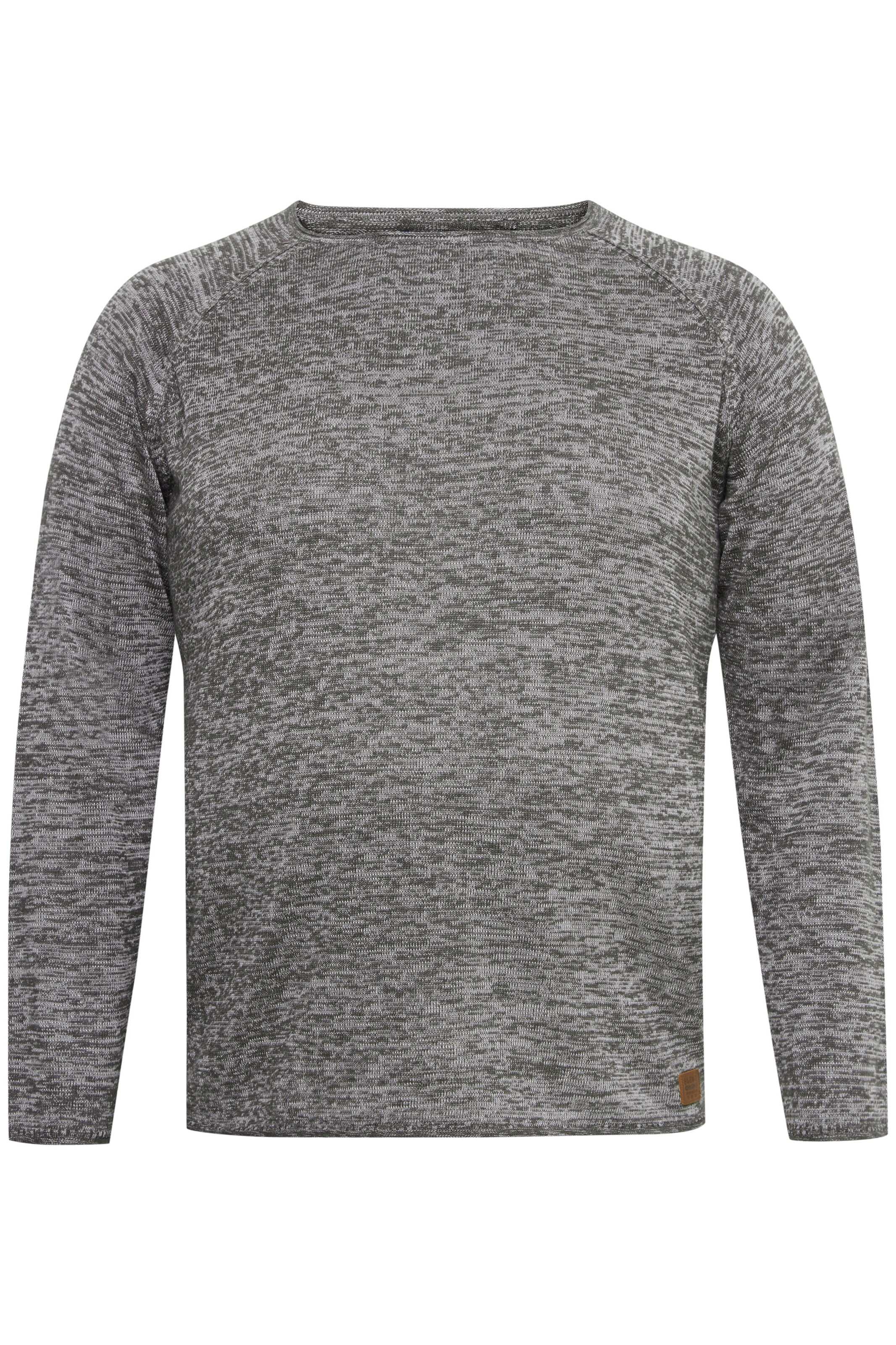 BLEND Pullover 'DAN' Big & Tall in Grau: Vorderseite