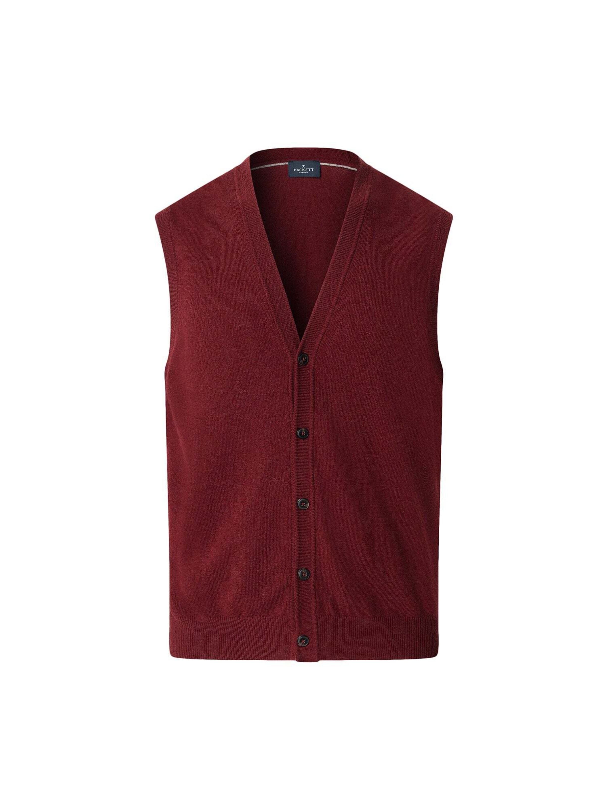 Vestes en maille Hackett London en rouge : devant