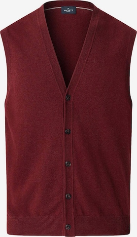 Hackett London Strickweste in Rot: Vorderseite