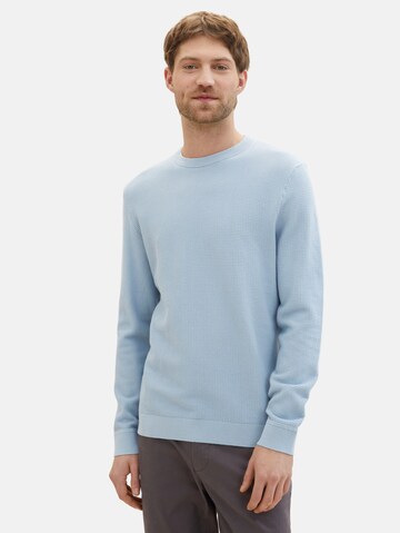 TOM TAILOR Sweater in Blue: front