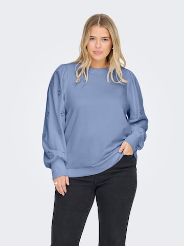 ONLY Carmakoma Sweatshirt 'CARFemme' i blå: forside