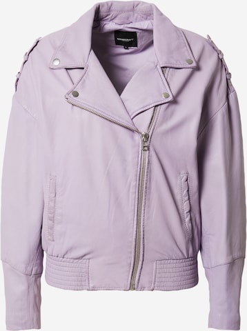 Goosecraft Between-Season Jacket 'Micah' in Purple: front