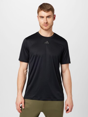 ADIDAS PERFORMANCE Funkční tričko – černá: přední strana