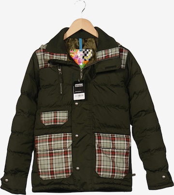 BURTON Jacke XS in Grün: Vorderseite