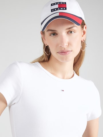 Tommy Jeans T-Shirt 'ESSENTIAL' in Weiß