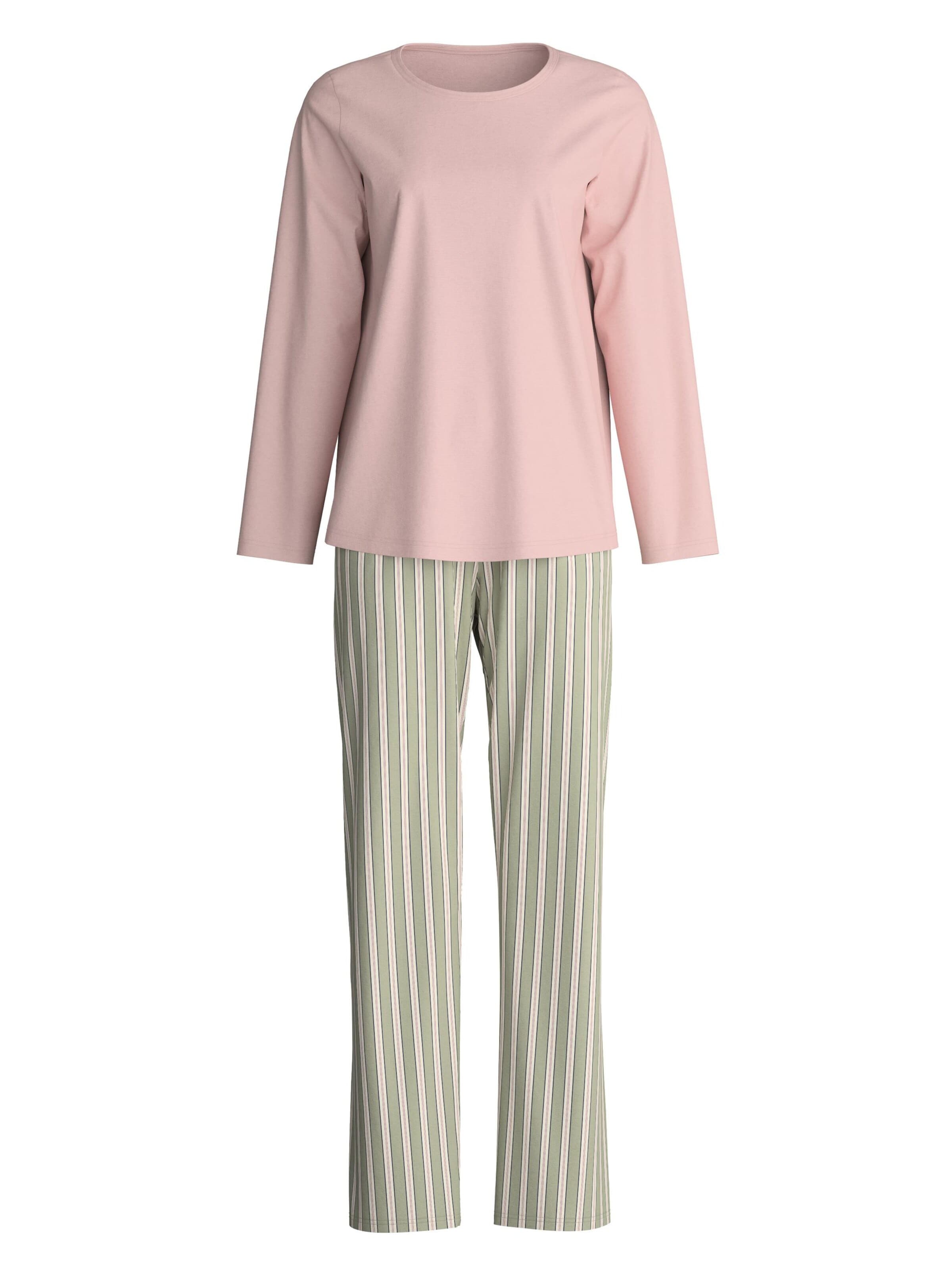 CALIDA Pyjama 'Cotton Special'‌‌‌‌‌‌‌‌‌‌ in Grau: Vorderseite