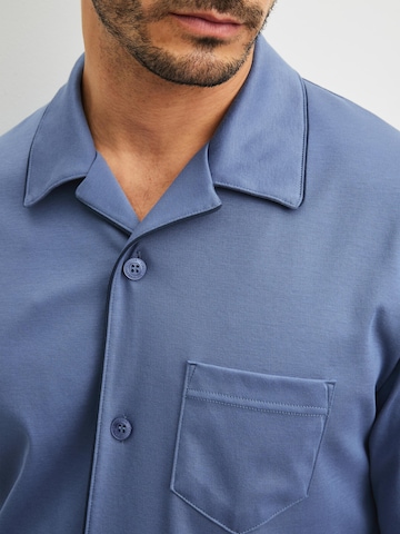 CALIDA Pyjama lang 'Relax Choice' in Blauw