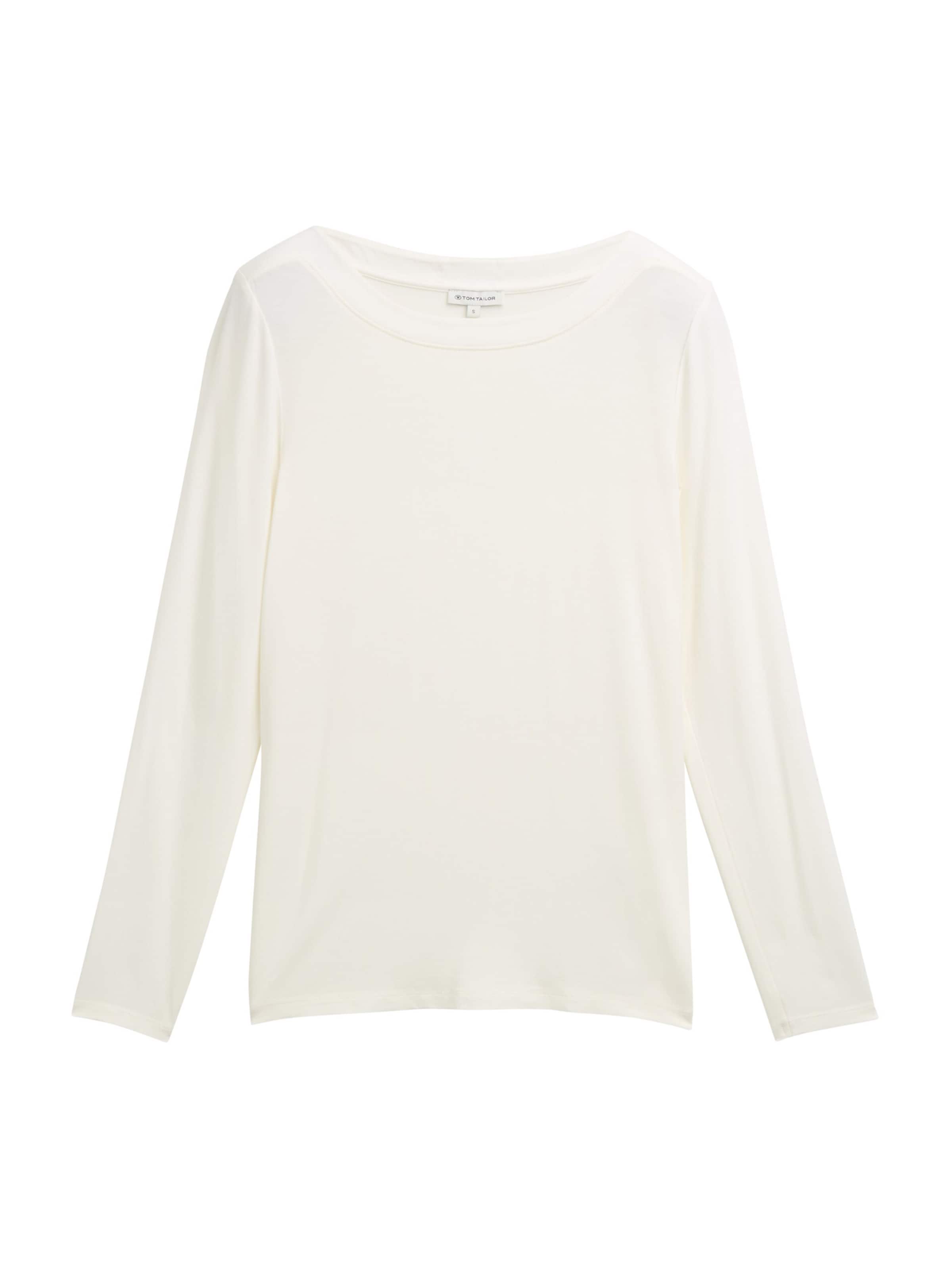 TOM TAILOR Tričko - Biela: predná strana