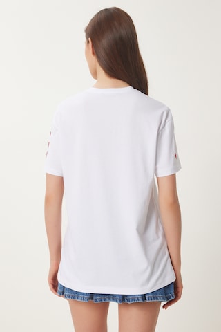 T-shirt Happiness İstanbul en blanc