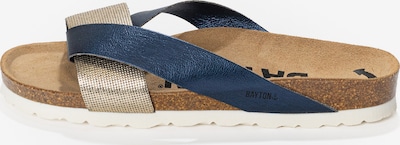 Bayton Pantofle 'Mildura' ve velikosti 35 - námořnická modř / zlatá, Produkt