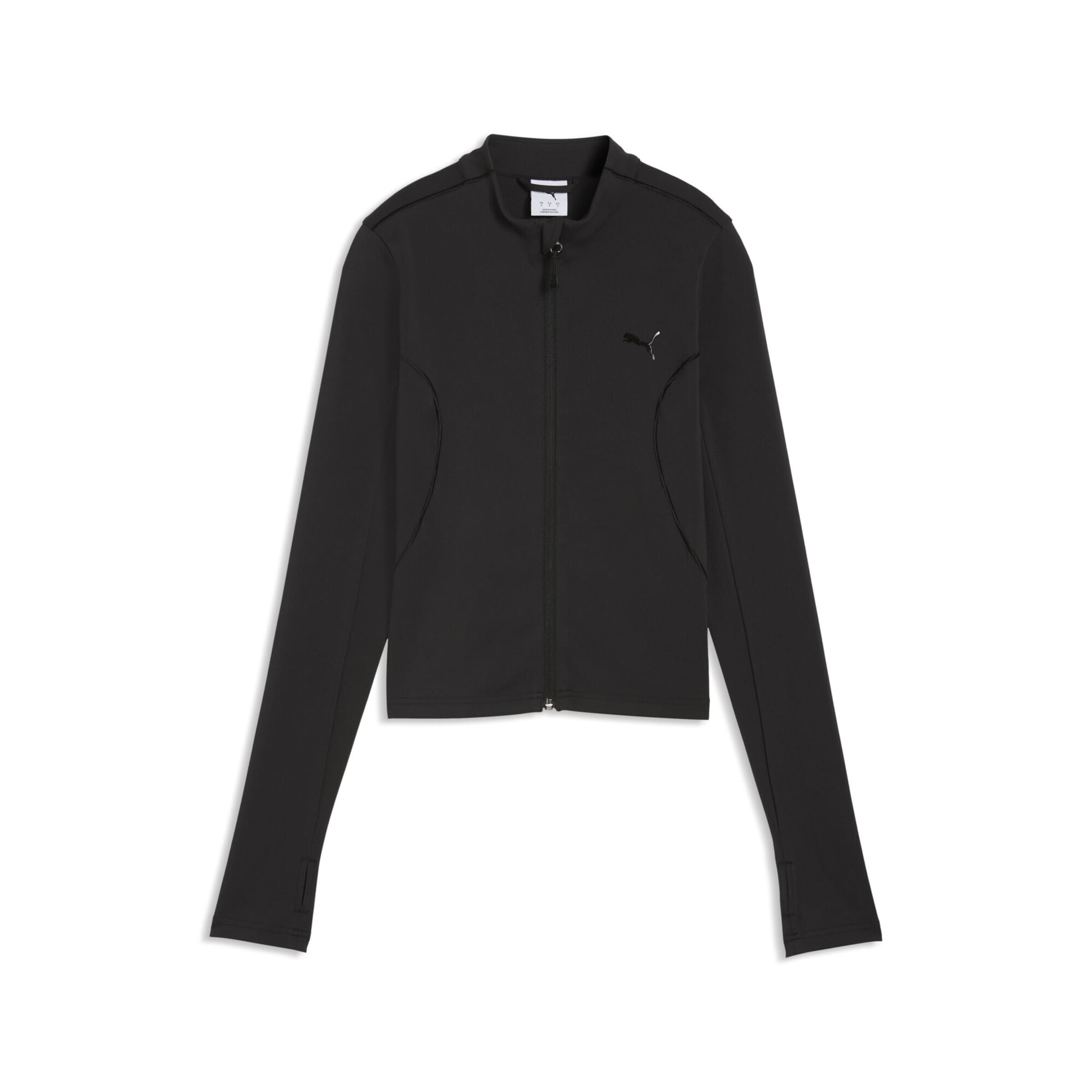 PUMA Sportjacke in Schwarz: Vorderseite