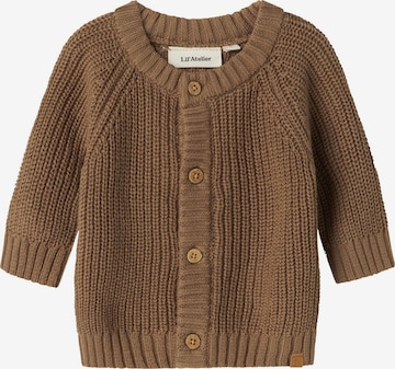 Lil'Atelier Strickjacke 'NMNEmlen' in Braun: Vorderseite