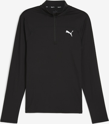 PUMA Sport sweatshirt 'Cloudspun' i svart: framsida