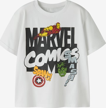 NAME IT Футболка 'NKMALFI MARVEL' в Белый: спереди