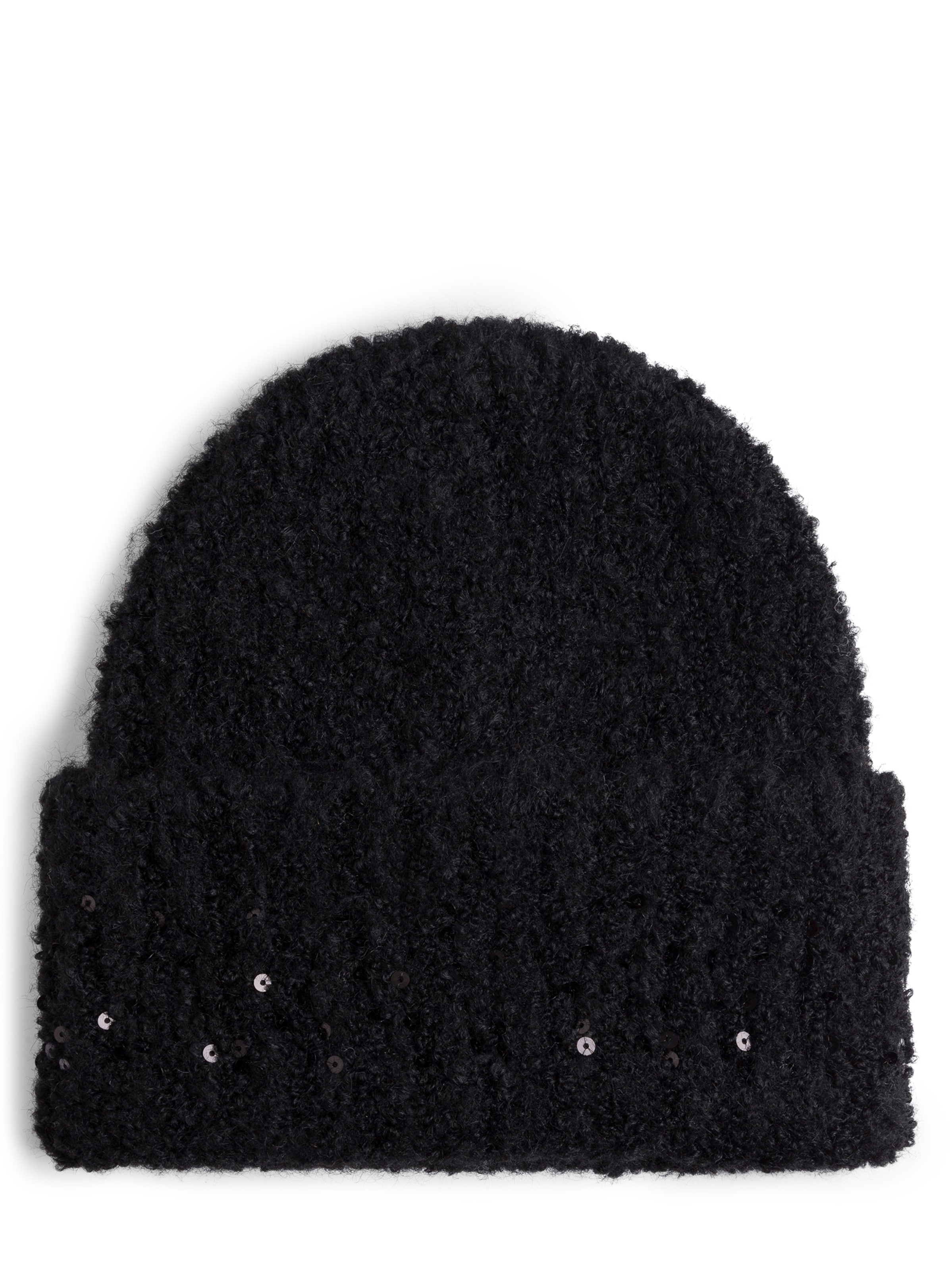 Marie Lund Mütze in Schwarz