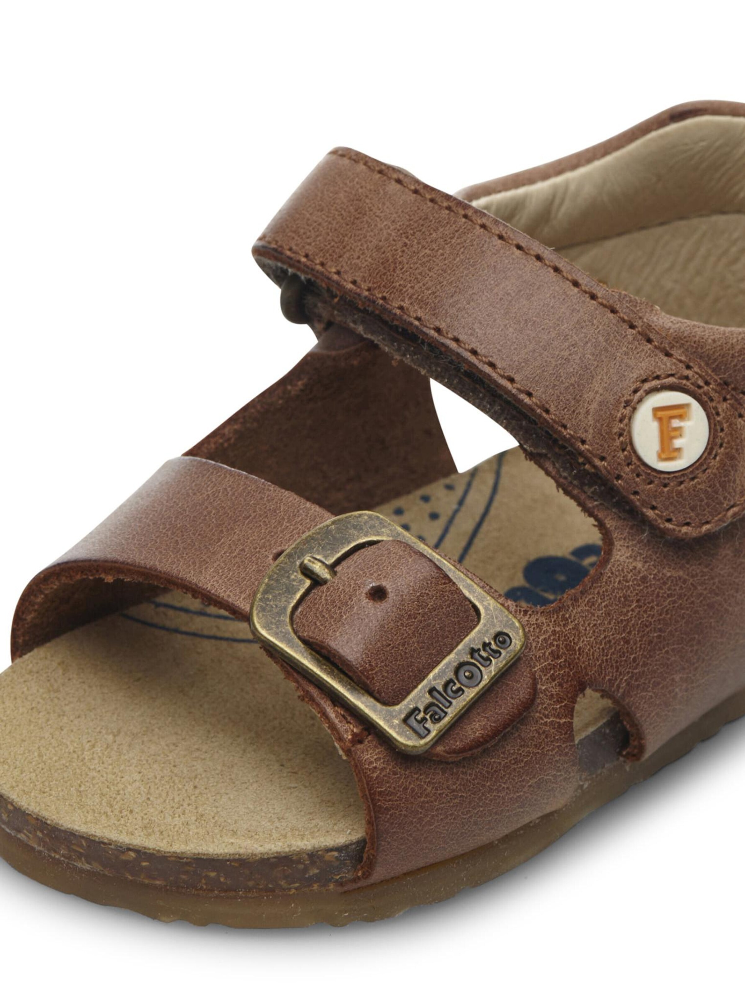 Falcotto Offene Schuhe 'BEA'‌‌‌‌‌ in Braun