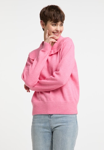 MYMO - Pullover em rosa: frente