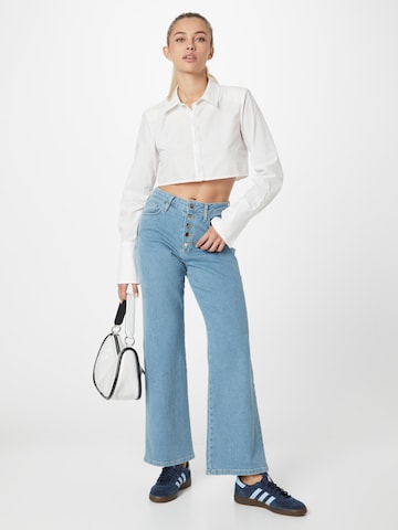 Wide Leg Jean Dorothy Perkins en bleu