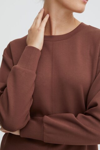 Oxmo - Sweatshirt 'Pea' em castanho