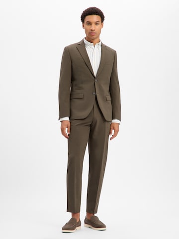BENVENUTO Slim fit Suit 'Salvi-Savona' in Green: front