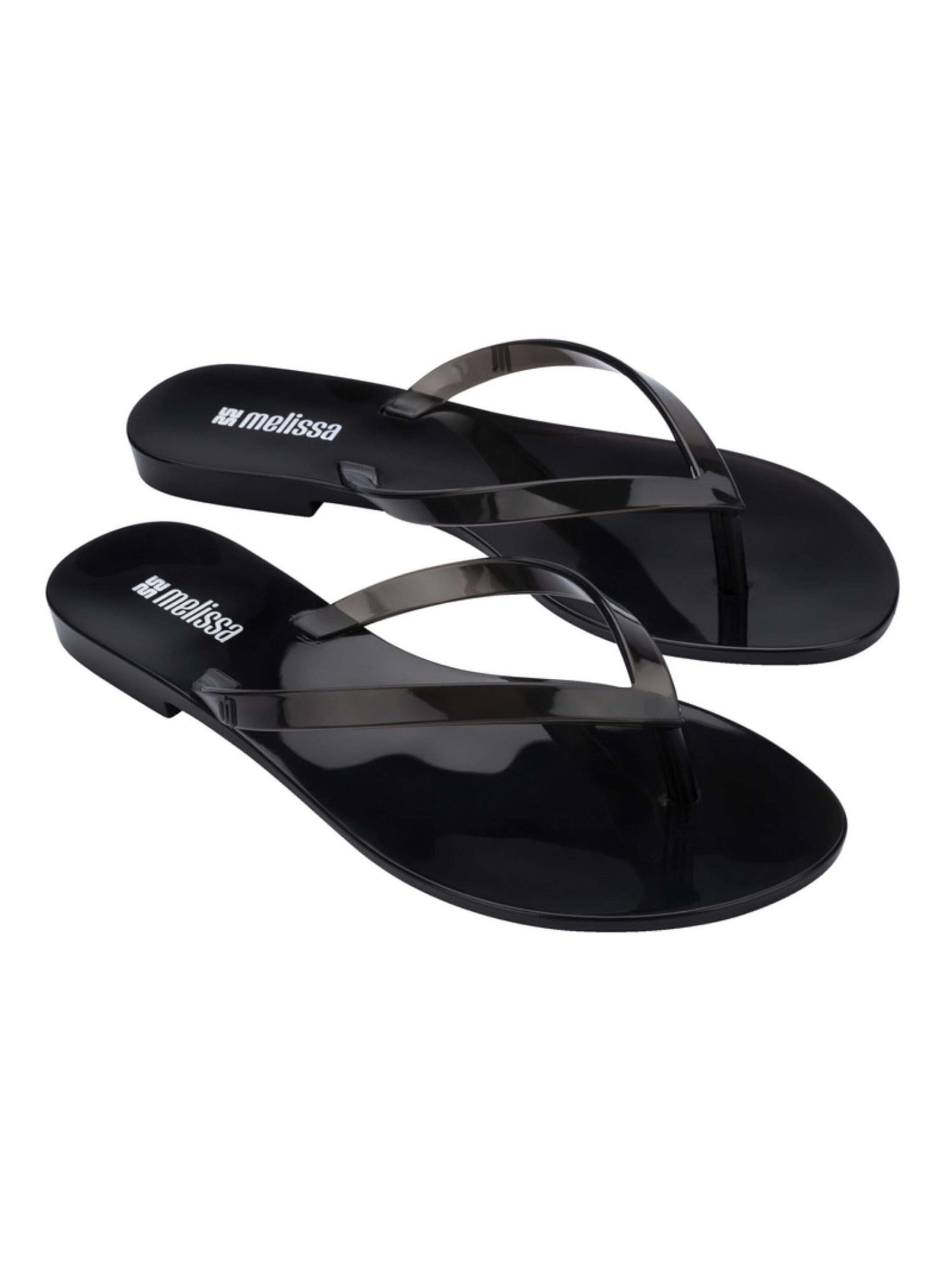 MELISSA T-Bar Sandals 'Harmonic Jelly' in Black