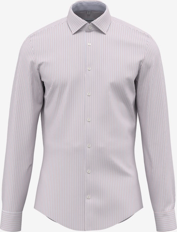 SEIDENSTICKER Slim fit Business Shirt in White: front