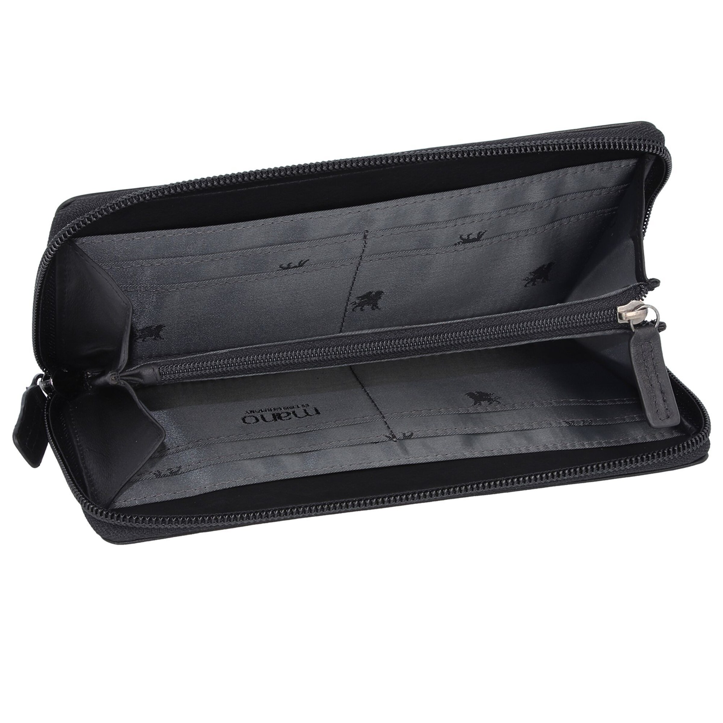 mano Portemonnee 'Don Romeo' in Zwart