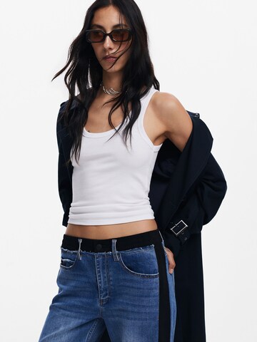 Desigual Wide Leg Jeans in Blau