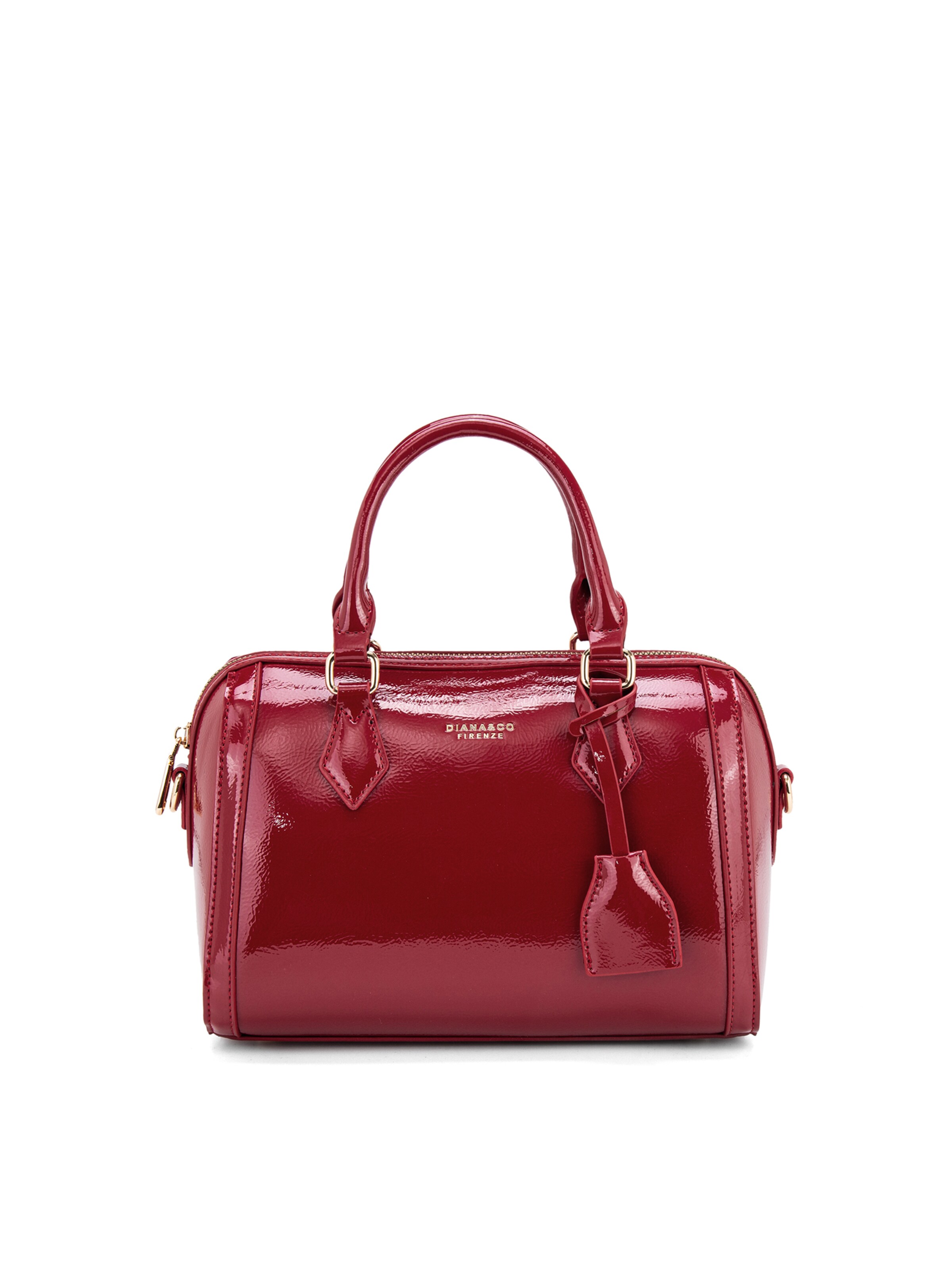 Borsa a tracolla 'Borsa Bauletto Ardena Lux Vegan Leather - , , Blu' di Diana&Co. in rosso: frontale