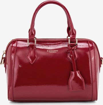 Borsa a tracolla 'Borsa Bauletto Ardena Lux Vegan Leather - , , Blu' di Diana&Co. in rosso: frontale