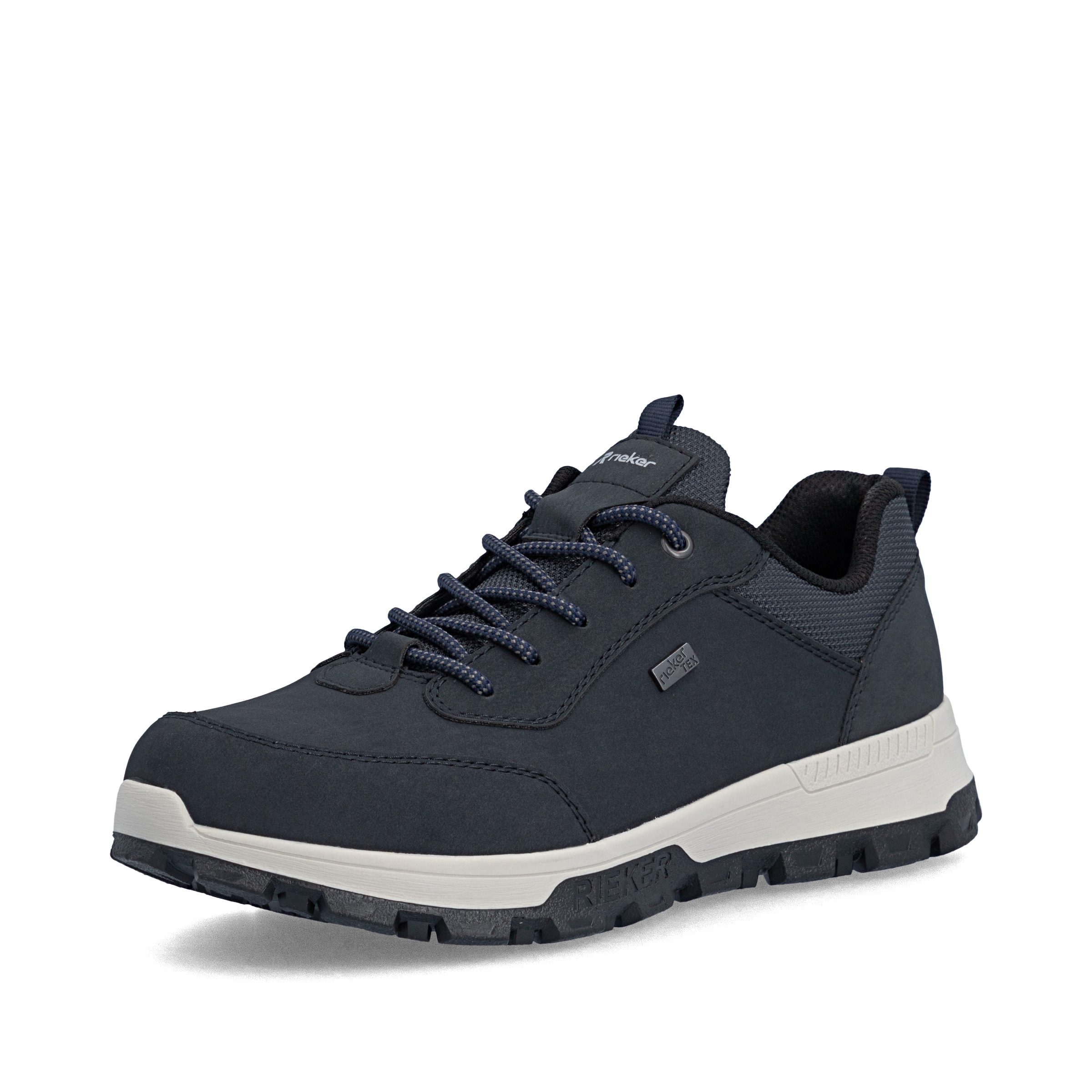 Baskets basses ' 35503 ' Rieker en bleu : devant