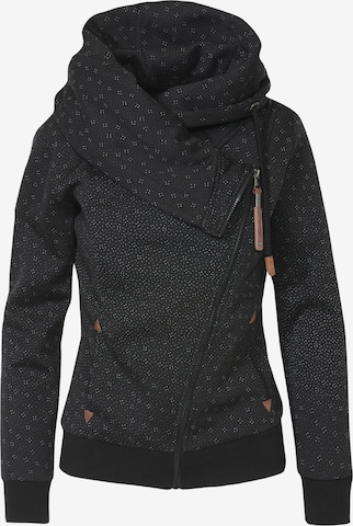 Sweat-shirt KOROSHI en noir : devant