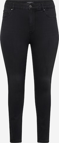 ONLY Carmakoma Skinny Jeans 'Kila' in Black: front