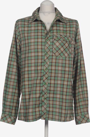 VAUDE Button Up Shirt in M-L in Green: front