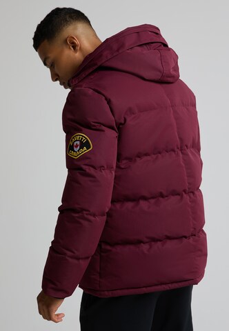 Veste d’hiver 'OSHAWA 2.0' Zavetti Canada en rouge : derrière