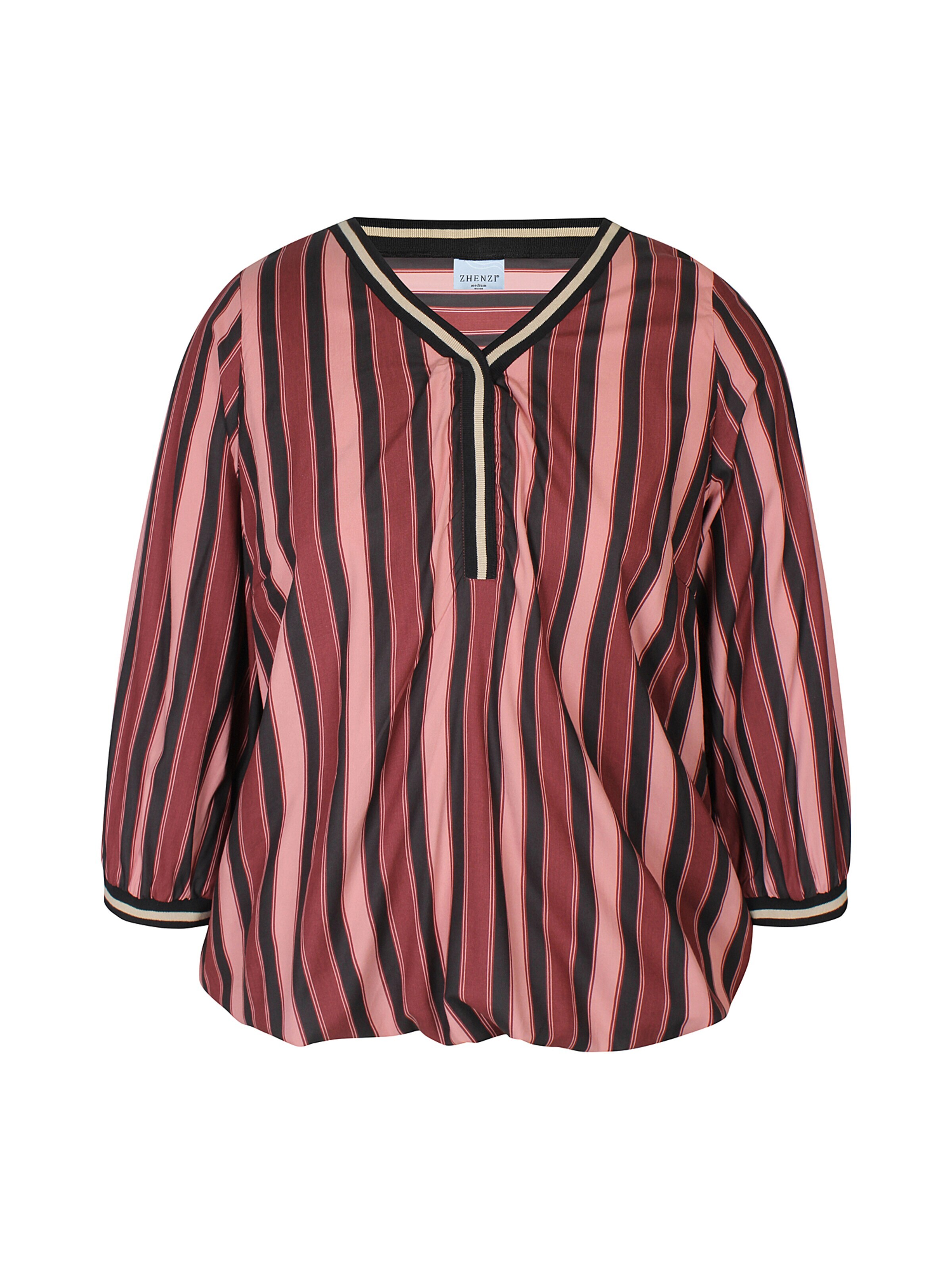 Zhenzi Blouse 'Linny 1532' in Rood: voorkant