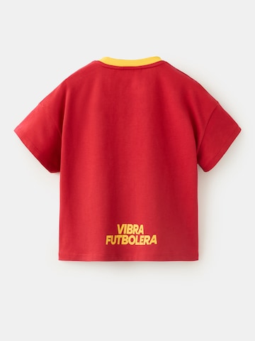 MANGO KIDS Тениска 'SPAIN' в червено