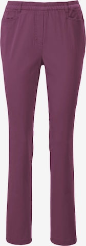 Goldner Pants 'Louisa' in Purple: front