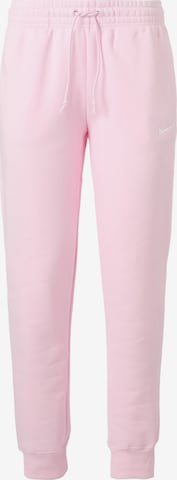Nike Sportswear Hlače 'Phoenix Fleece' | roza barva: sprednja stran