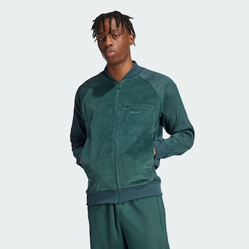 ADIDAS ORIGINALS Sweatjacke in Grün