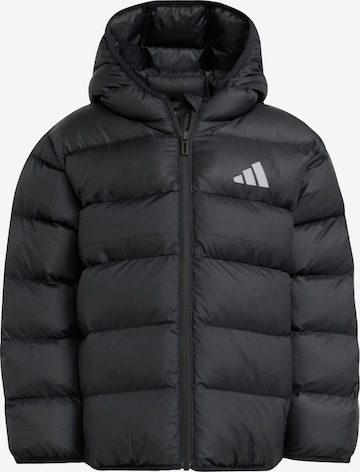 ADIDAS SPORTSWEAR Athletic Jacket 'Synthetic Down Jacket' in Black: front