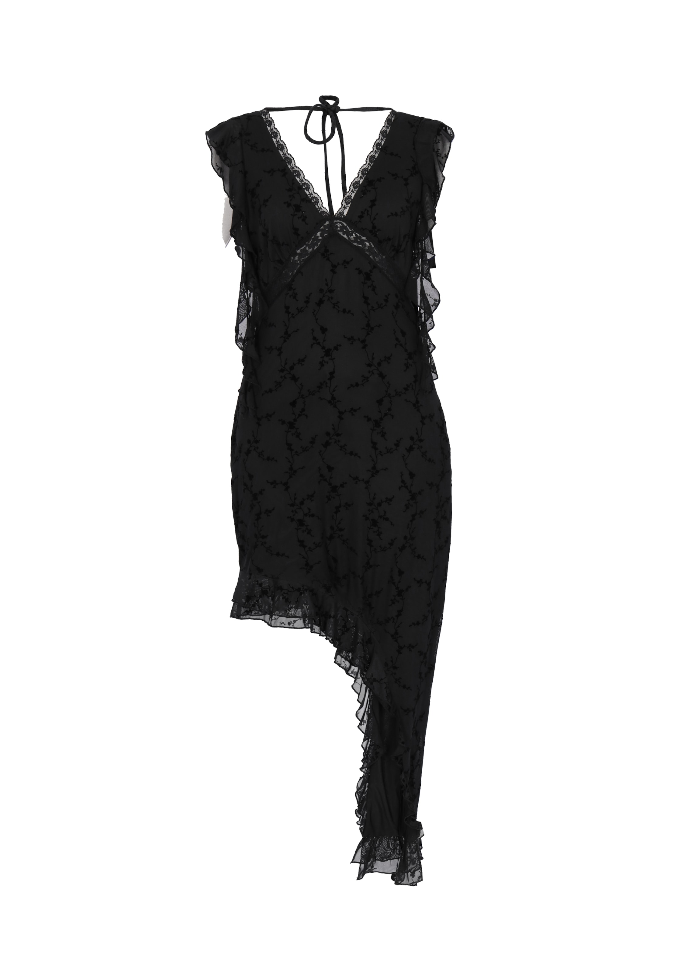 Robe faina en noir : devant