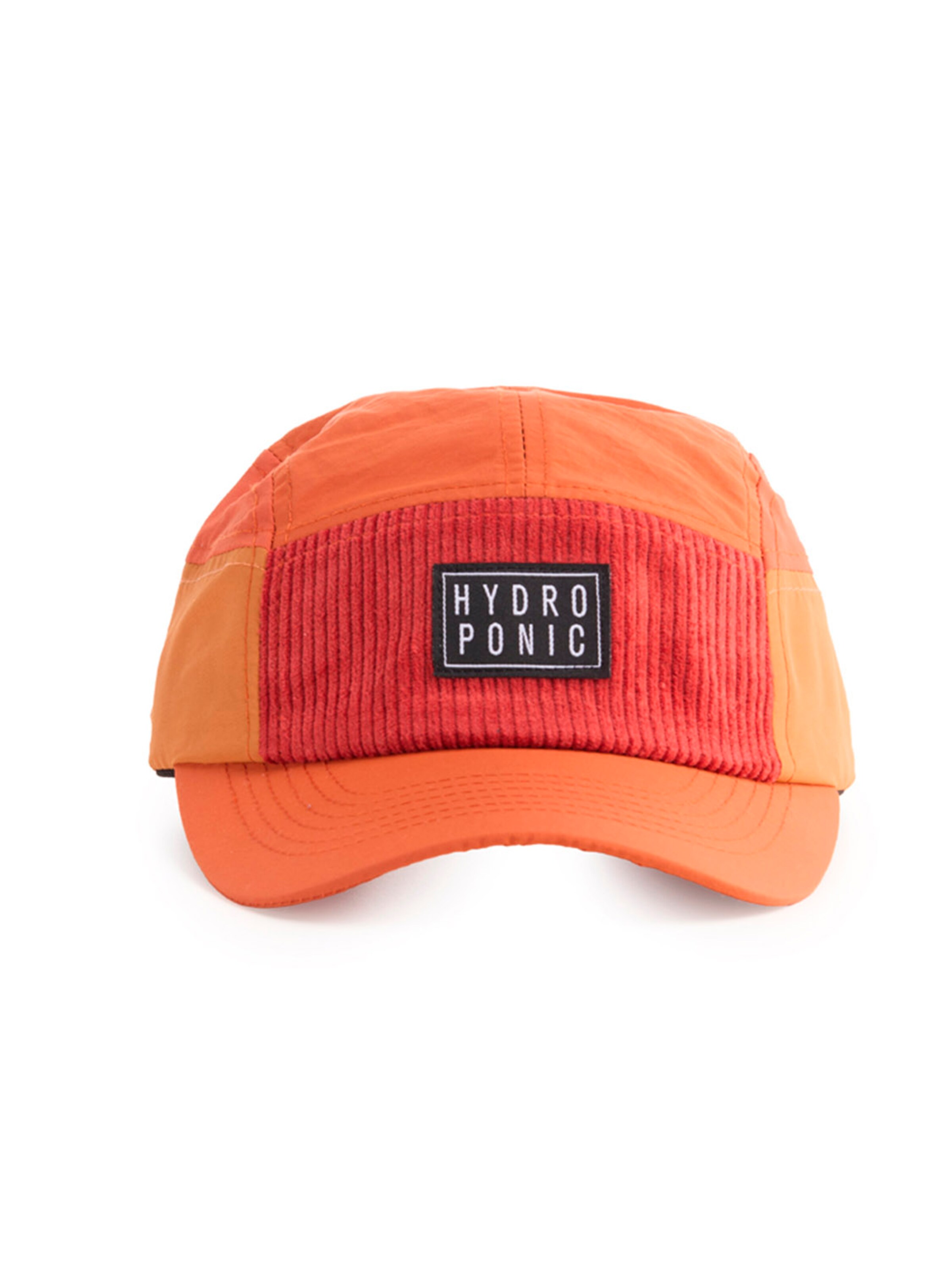 hydroponic - Gorra deportiva 'Hydroponic Dusk Cap' en naranja: frente